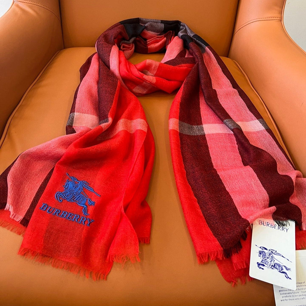 BURBERRY BBR SCARF 200 CM IN CASHMERE 492286