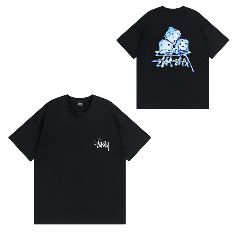 Stussy T Shirts Casual Versatile Loose T Shirts Couple
