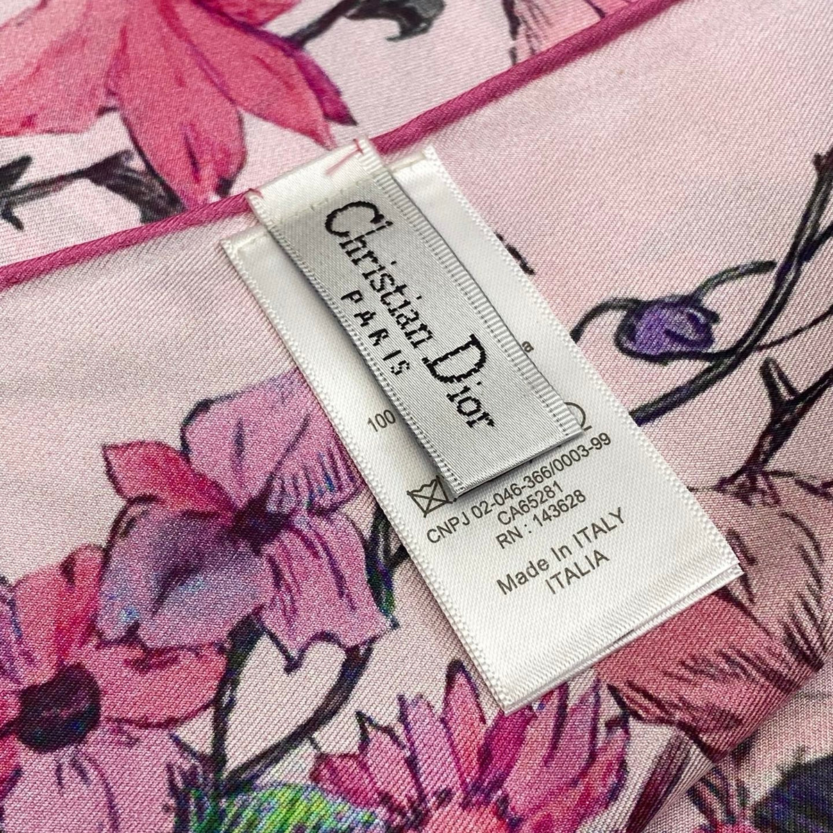 DIOR SCARF 90 CM IN SILK FABRIC 703660