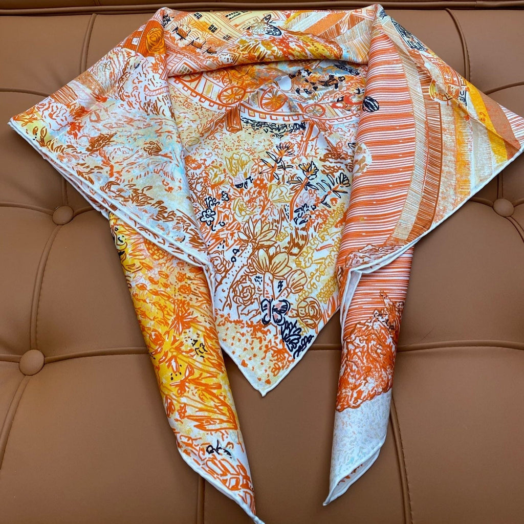 HERMES HERMES 25S SCARF 90 IN SILK 703689