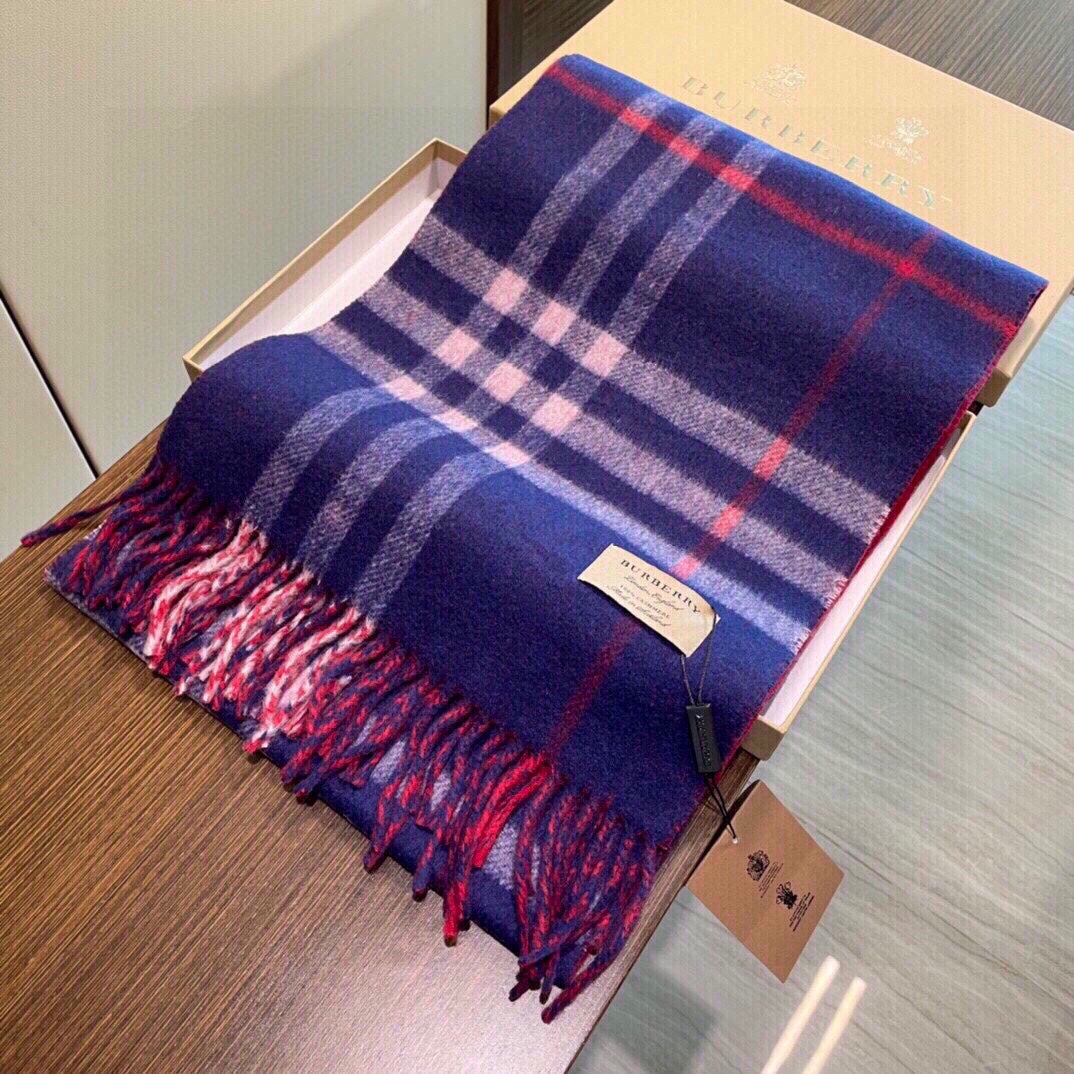 BURBERRY SCARF 200 CM IN COLORFUL CASHMERE 405352