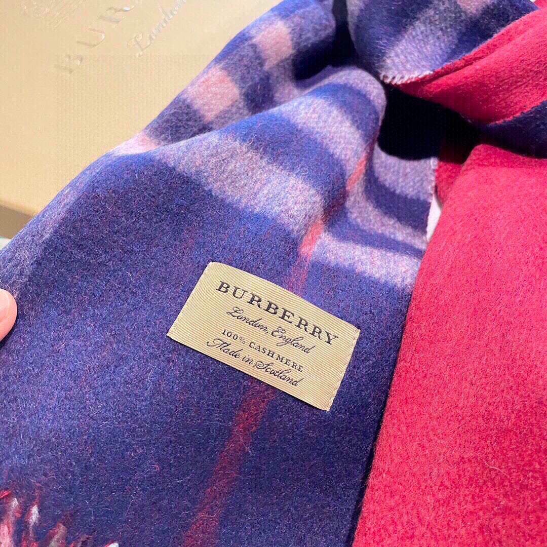 BURBERRY SCARF 200 CM IN COLORFUL CASHMERE 405352