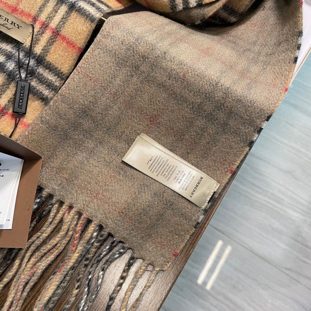 BURBERRY BBR SCARF 200 CM IN CASHMERE 518232