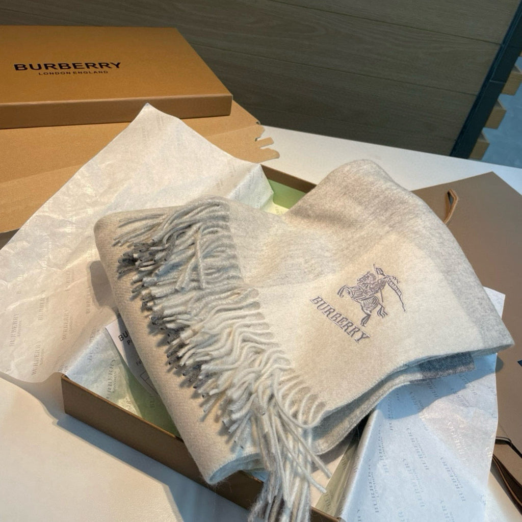 BURBERRY BBR SCARF 180 CM IN CASHMERE 494111