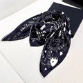 CHANEL 25S SCARF 90 IN SILK 730661