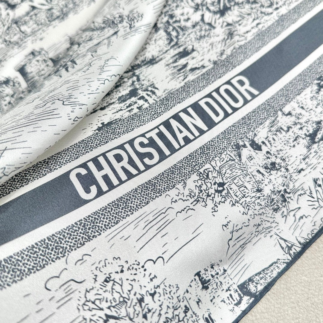 DIOR SCARF 90 CM IN SILK FABRIC 724823