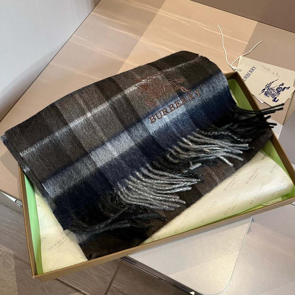 BURBERRY BBR SCARF 180 CM IN CASHMERE 489751