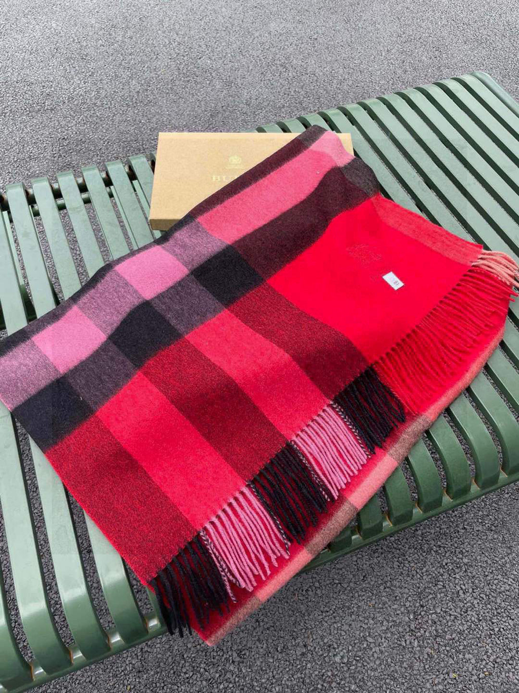 BURBERRY BBR SCARF 200 CM IN CASHMERE 538289